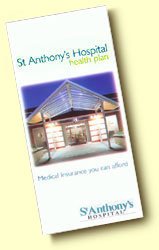 picture showing the St Anthony's Hospital Health Plan leaflet